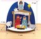 Children’s 3-D Punch-Out Christmas Nativity Craft Kit – Creates 10 Tabletop Displays for Sunday School, Homeschool & Church Activities, Made with US-Made Quality Cardstock